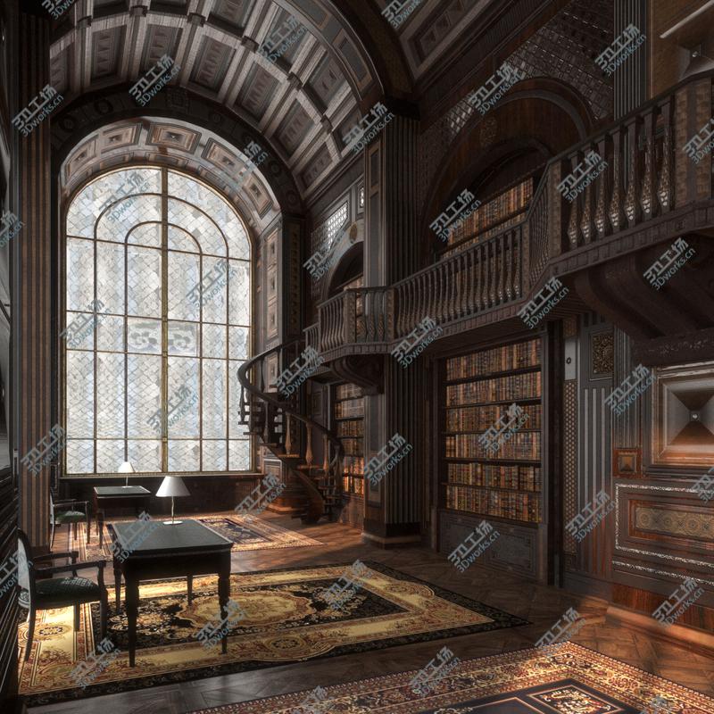 images/goods_img/20210313/Conceptual Castle interior and internal courtyard Low Poly PBR Part 1 2 3D model/3.jpg
